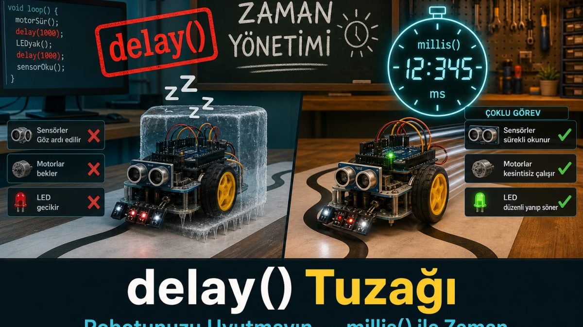 فخ delay(): لا تنم روبوتك